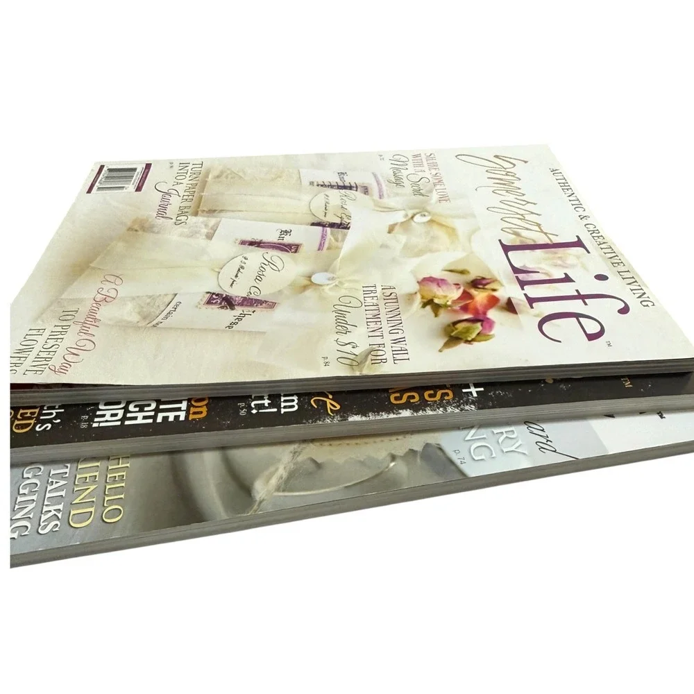Somerset Life Memories Magazine Lot 3 Issues Creative Living Scrapbooking Art